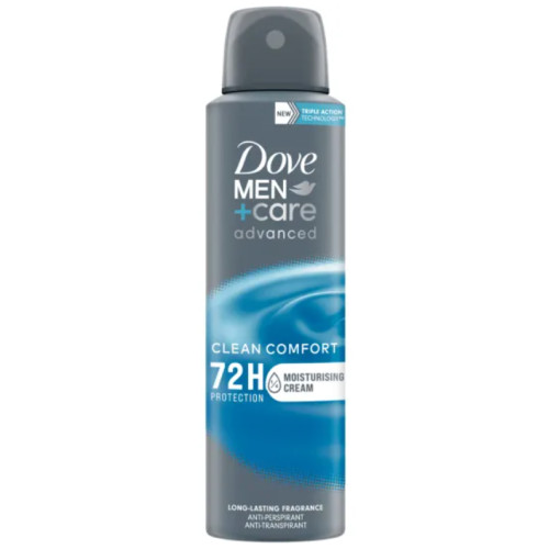 Дезодорант аерозоль чоловічий Dove Men+Care Clean Comfort, 150 мл